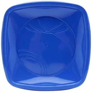 Prato Quad Medio Azul 15CM 10UN